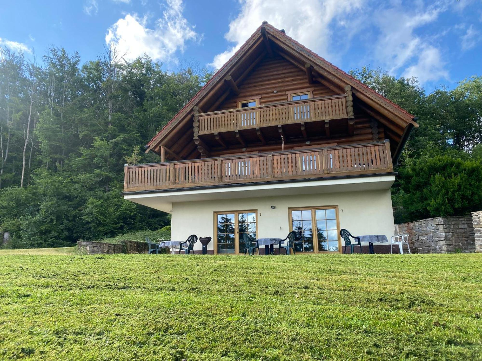Ferienwohnung Blockhaus Grillenberg  Exterior foto